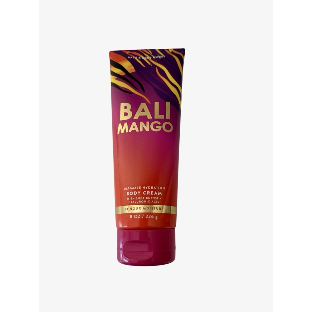 Bath and Body Works BALI MANGO Body Cream 8 oz Shea Butter Hydrate Retired Scent